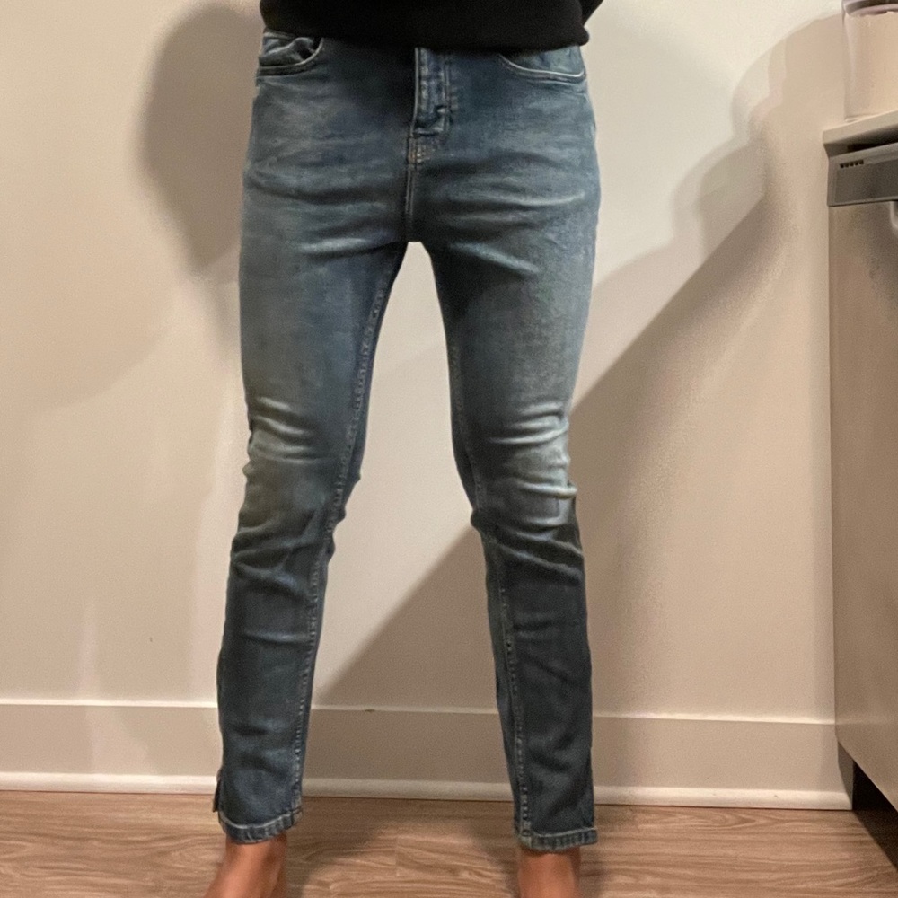 THE KOOPLES skinny biker denim jeans